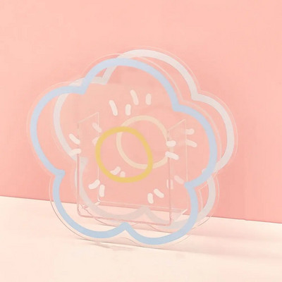 Kirjatarvete Creative Box alusklambrid akrüülist pliiatsihoidja Laua hoiukarbi lauaarvuti organiseerija läbipaistev pliiatsihoidja