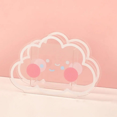 Kirjatarvete Creative Box alusklambrid akrüülist pliiatsihoidja Laua hoiukarbi lauaarvuti organiseerija läbipaistev pliiatsihoidja