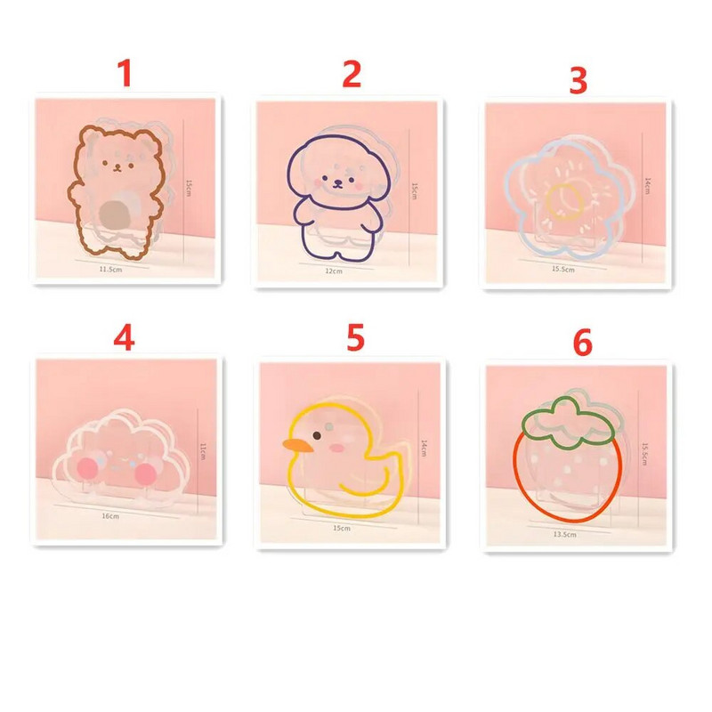 Kirjatarvete Creative Box alusklambrid akrüülist pliiatsihoidja Laua hoiukarbi lauaarvuti organiseerija läbipaistev pliiatsihoidja