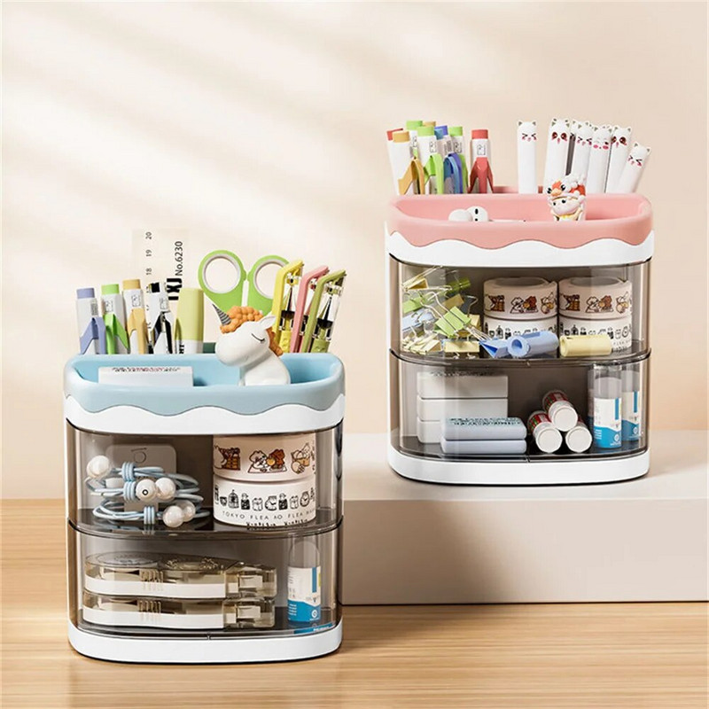 1 τεμ. Μολυβοθήκη για μολύβι Cute Desk Organizer Αξιολάτρευτη θήκη για στυλό Organiser για μολύβι Γλαστροθήκη Desk Stationery Organizer