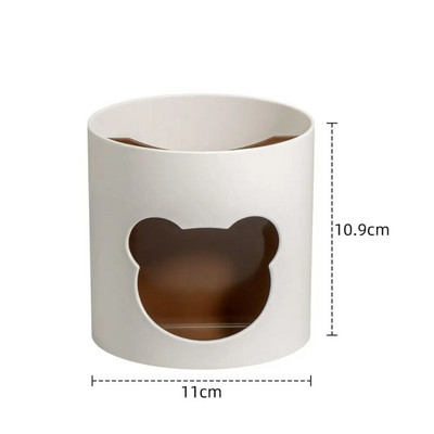 Kawaii lāča pildspalvas turētājs daudzfunkcionāls turētājs konteiners galddatora organizators kancelejas piederumu zīmuļu uzglabāšanas kaste Students