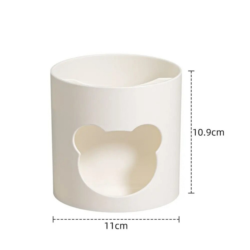 Kawaii lāča pildspalvas turētājs daudzfunkcionāls turētājs konteiners galddatora organizators kancelejas piederumu zīmuļu uzglabāšanas kaste Students