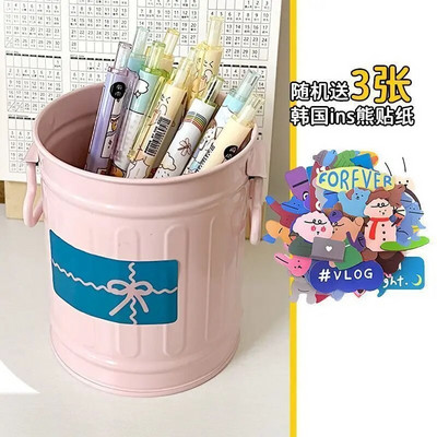 Kasulik pliiatsi hoiukonteiner Suure mahutavusega pidulik pliiatsihoidja kirjutuslaud Jõuluarmas meigipintsliga pliiatsi korraldaja