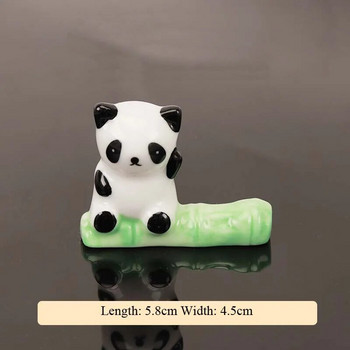 EZONE Creative Cute Cat Penholder Керамичен държач за писалка Kawai Panda Rabbit Sheep Brush Rack Подарък Канцеларски материали Калиграфия Pen Drag