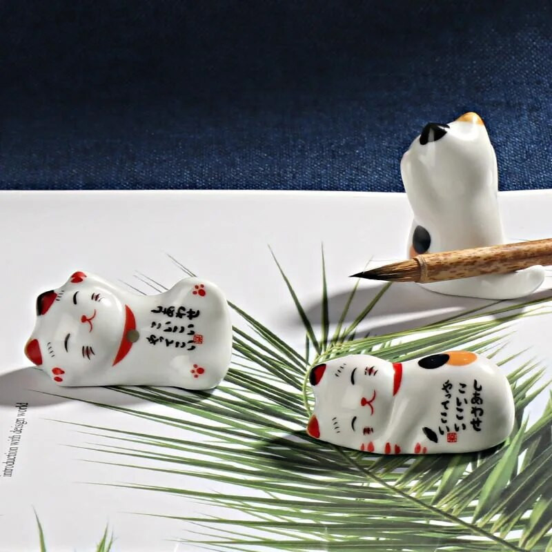 EZONE loominguline armas kassi pliiatsihoidja keraamiline pliiatsihoidja Kawai Panda küüliku lambaharja kinkekirjatarvete kalligraafia pliiatsi lohistamine