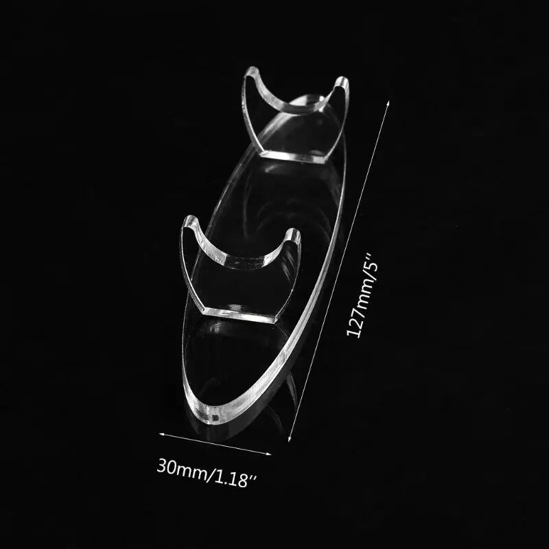 Caurspīdīgs akrila pildspalvas turētājs Samuraju zobena turētājs Caurspīdīgs kosmētikas otas turētājs galda strūklakas lodīšu pildspalvas displejam