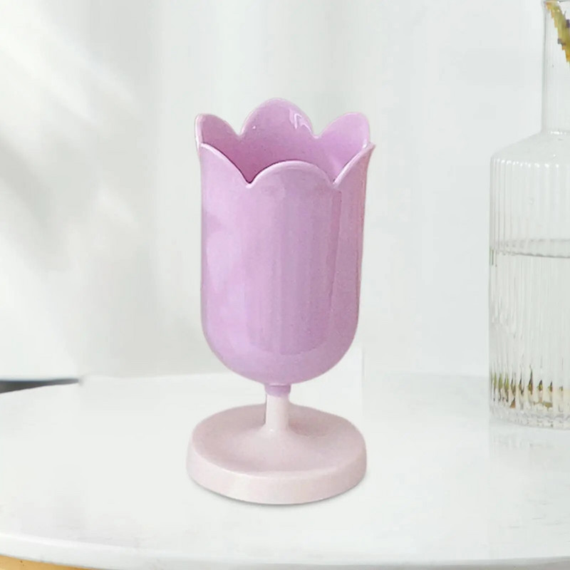 Mūsdienīgs pildspalvu turētājs darbvirsmas vāze iekštelpu āra zīmuļu organizators puķu podu grima otu turētājs biroja viesnīcas mājas dekorēšana