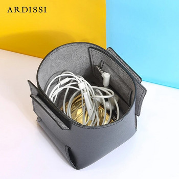 ARDISSI Сгъваема кутия за съхранение на козметика Органайзер за канцеларски материали Слушалка Довършителна кошница Разни вещи Гърне Контейнер Колекция