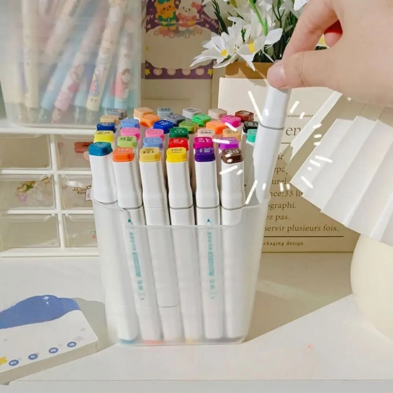 Lielas ietilpības galddatora glabāšanas pildspalvu turētājs Galda organizators Vienkārša biroja skolas piederumu kancelejas piederumu kaste