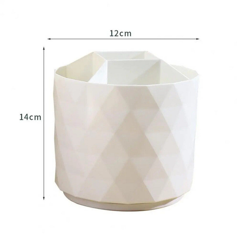 Pildspalvu turētājs Rotējošais vairāku nodalījumu otu mucas aplauzuma otu uzglabāšanas kaste Pārnēsājams galddatora kosmētikas organizatora otu turētājs