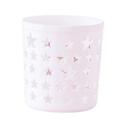 Pen Creion Suport pentru oală Pencil de depozitare perie Cilindru INS Organizator de birou Plastic Hollow Stars Oală pentru creion Rechizite de birou