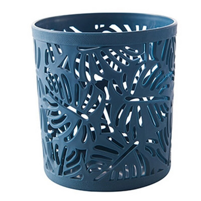 Silindriline kirjatarvete hoiustamiskonteiner Kontori koolitarvete jaoks Põhjamaade õõnsate lilledega meigipintslite pliiatsihoidja