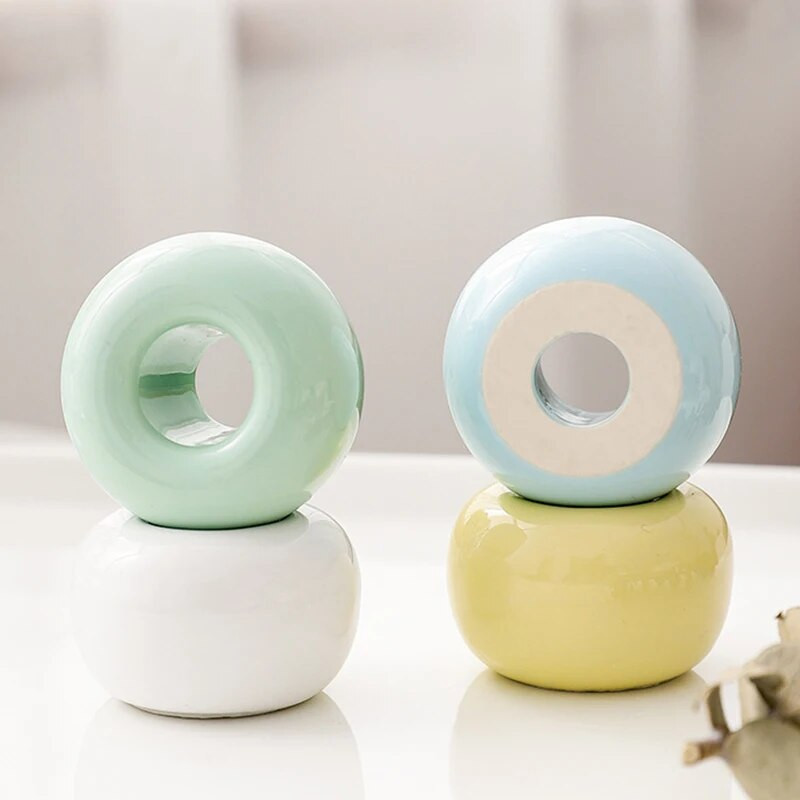 Loominguline keraamiline pliiatsihoidja lauaarvuti hoiustamiskaunistused Minimalistlik sisustus Kontoritarbed Multifunktsionaalne pintsli pliiatsihoidja