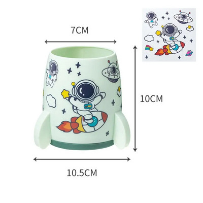 Jauns daudzfunkcionāls raķetes formas galddatora glabāšanas pildspalvas turētājs zīmuļa displeja krūze Vienkāršs biroja skolas piederumu kancelejas piederumu organizators