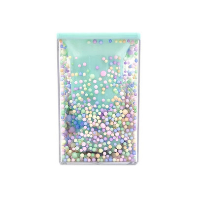 Kawaii Στυλόθήκη Bubble Pencil Cup Desktop Stationery Organizer Πινέλο Μακιγιάζ Θήκη αποθήκευσης για κορίτσια τετράγωνο μολυβοθήκη