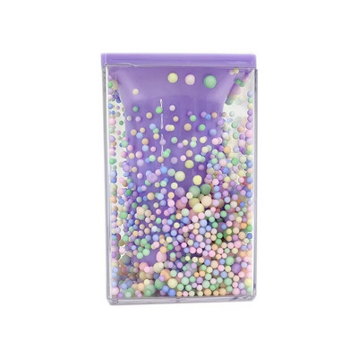 Kawaii Στυλόθήκη Bubble Pencil Cup Desktop Stationery Organizer Πινέλο Μακιγιάζ Θήκη αποθήκευσης για κορίτσια τετράγωνο μολυβοθήκη