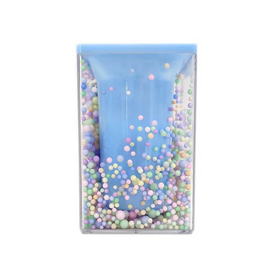 Kawaii Στυλόθήκη Bubble Pencil Cup Desktop Stationery Organizer Πινέλο Μακιγιάζ Θήκη αποθήκευσης για κορίτσια τετράγωνο μολυβοθήκη