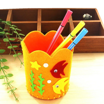 Направи си сам държач за молив играчка Детски ръчно изработен комплект за занаяти Детски креативни ръчни играчки Контейнер за химикалки Детска образователна играчка Направи си сам занаятчийски комплекти