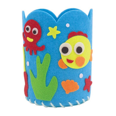 DIY zīmuļu turētājs Rotaļlieta Bērniem Roku darbs Amatniecības komplekts Bērniem Radošs roku darbs Pildspalvu konteiners Rotaļlietas Bērnu Izglītojoša Rotaļlieta DIY Amatniecības komplekti