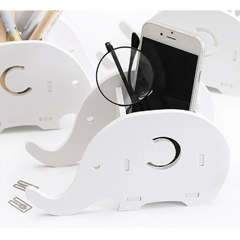 1 τεμ. Μοντέρνο Minimalist Storage Box Θήκη μολυβιού Elephant Whale Style Styl Organizer Desk Organizer Αξεσουάρ επιφάνειας εργασίας