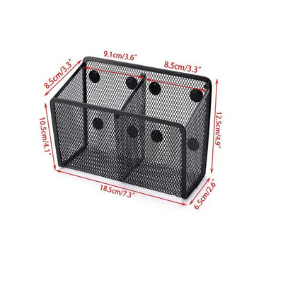 Magnētiskais zīmuļu turētājs Īpaši spēcīgi magnēti Tīkla marķiera turētājs Liels pildspalvu maciņš tāfelei Ledusskapja skapīša piederumiem
