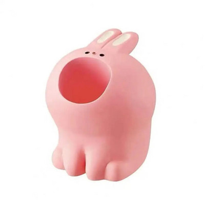 Χαριτωμένη βάση στυλό θήκης στυλό Φορητή βάση ρητίνης για στυλό Χαριτωμένα σχήματα για επιτραπέζια οργάνωση Δεινόσαυρος Dolphin Penguin Cat Dog Rabbit