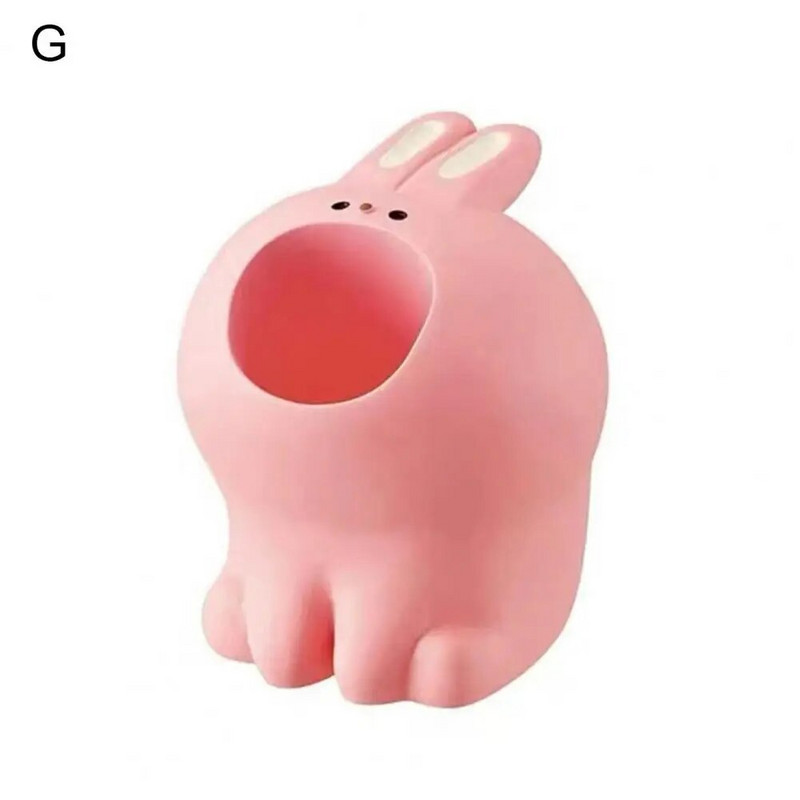 Χαριτωμένη βάση στυλό θήκης στυλό Φορητή βάση ρητίνης για στυλό Χαριτωμένα σχήματα για επιτραπέζια οργάνωση Δεινόσαυρος Dolphin Penguin Cat Dog Rabbit