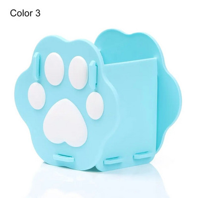 2023. gada jauks, radošs kaķa naga formas pildspalvas turētājs Skolas biroja galda organizators, liela ietilpība Kawaii statīva zīmuļa futrāļa rakstāmgalda dekors