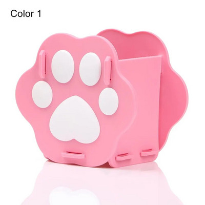 2023. gada jauks, radošs kaķa naga formas pildspalvas turētājs Skolas biroja galda organizators, liela ietilpība Kawaii statīva zīmuļa futrāļa rakstāmgalda dekors