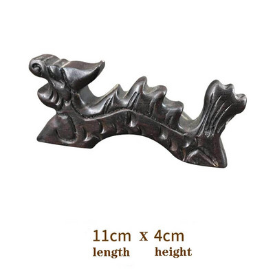 EZONE hiina kalligraafia maalipintslihoidja raam, must Catalpa puidust pliiatsihoidja kirjutav praktiline pliiatsi tugi