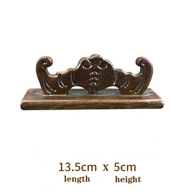 EZONE hiina kalligraafia maalipintslihoidja raam, must Catalpa puidust pliiatsihoidja kirjutav praktiline pliiatsi tugi