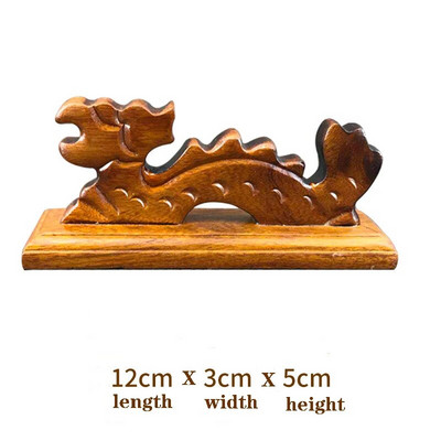 EZONE hiina kalligraafia maalipintslihoidja raam, must Catalpa puidust pliiatsihoidja kirjutav praktiline pliiatsi tugi