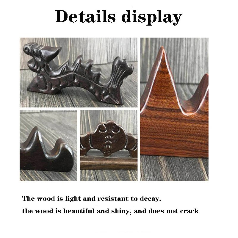 EZONE hiina kalligraafia maalipintslihoidja raam, must Catalpa puidust pliiatsihoidja kirjutav praktiline pliiatsi tugi