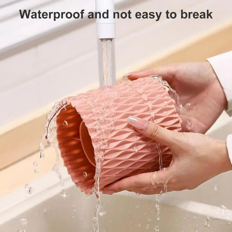 Δημιουργική θήκη για στυλό σιλικόνης μεγάλης χωρητικότητας Μολύβι Γλαστράκι Βούρτσα αποθήκευσης Δοχείο Κουτί επιστολόχαρτου Οργανωτής γραφείου