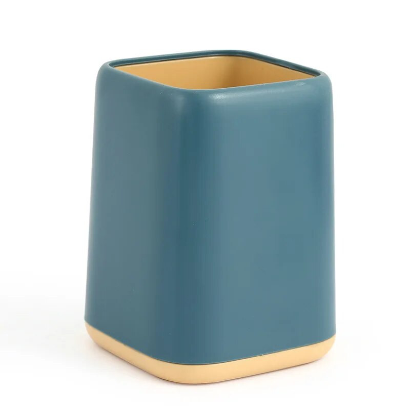 Lielas ietilpības pildspalvas turētājs rakstāmgalda pildspalva zīmulis grima pods otu uzglabāšanas konteiners kastes turētājs skolas biroja kancelejas preču organizators