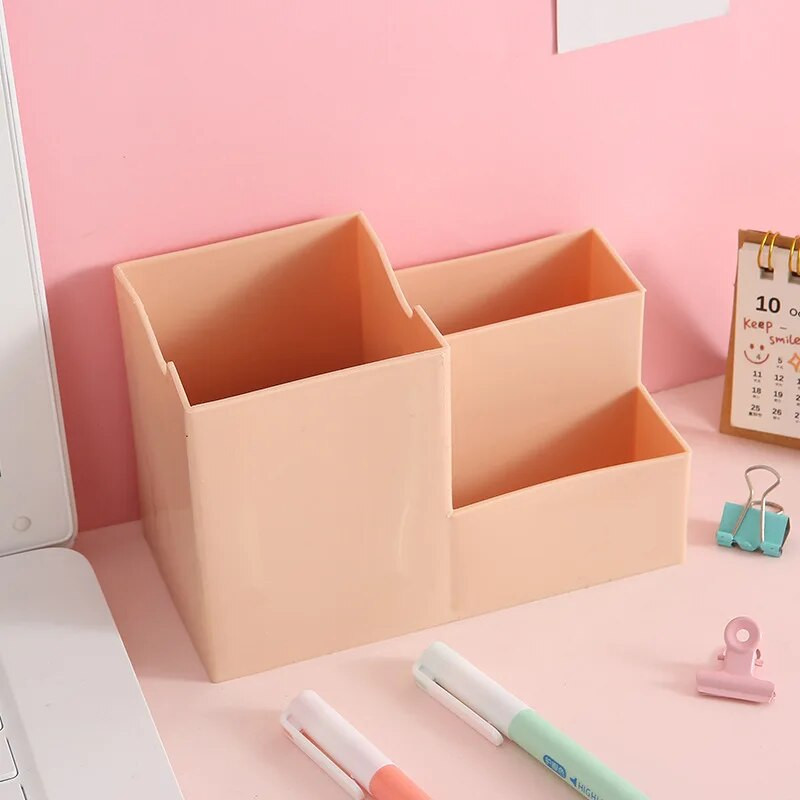 Lielas ietilpības pildspalvas turētājs rakstāmgalda pildspalva zīmulis grima pods otu uzglabāšanas konteiners kastes turētājs skolas biroja kancelejas preču organizators