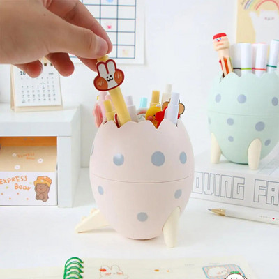 Jauks dinozauru pildspalvu turētāja rakstāmgalda organizators Jauks daudzfunkcionāls biroja rakstāmgalda rakstāmpiederumu pildspalvu turētāja zīmuļu statīva organizators