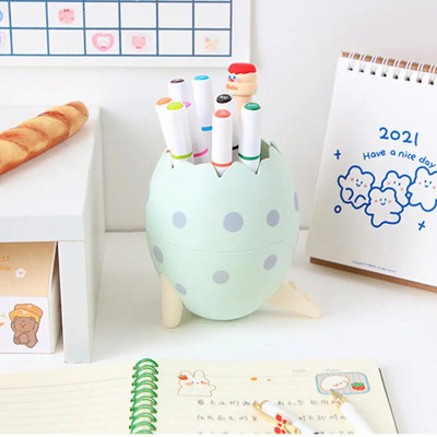 Jauks dinozauru pildspalvu turētāja rakstāmgalda organizators Jauks daudzfunkcionāls biroja rakstāmgalda rakstāmpiederumu pildspalvu turētāja zīmuļu statīva organizators