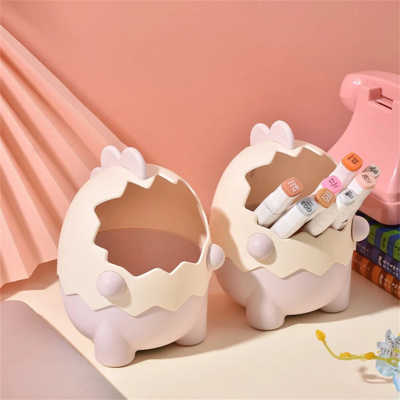 Jauks dinozauru pildspalvu turētāja rakstāmgalda organizators Jauks daudzfunkcionāls biroja rakstāmgalda rakstāmpiederumu pildspalvu turētāja zīmuļu statīva organizators