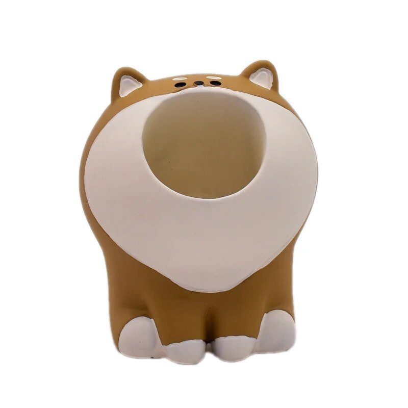 Χαριτωμένα στολίδια γάτας από ξηρό ρύζι Δημιουργικά στολίδια αποθήκευσης συνδετήρων με σωλήνα μίνι στυλό Φοιτητική θήκη μολυβιών Κορίτσια στολίδια επιφάνειας εργασίας