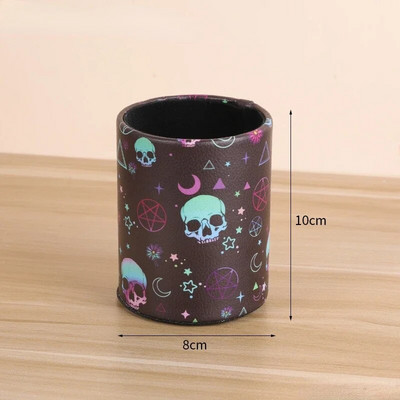 Δερμάτινο βάζο στυλό Μολύβι Κατσαρόλα για πινέλο μακιγιάζ Γραφείο Τακτοποιημένο πλαστικό γραφείο Organizer Δοχείο Σχολικά είδη γραφείου