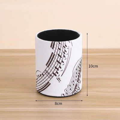 Δερμάτινο βάζο στυλό Μολύβι Κατσαρόλα για πινέλο μακιγιάζ Γραφείο Τακτοποιημένο πλαστικό γραφείο Organizer Δοχείο Σχολικά είδη γραφείου