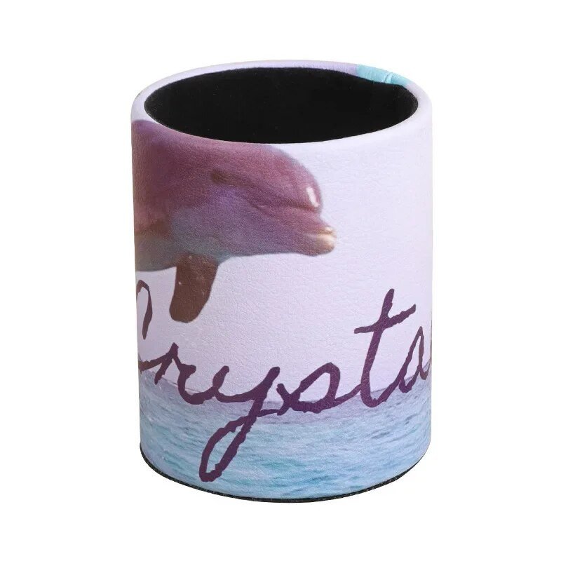 Δερμάτινο βάζο στυλό Μολύβι Κατσαρόλα για πινέλο μακιγιάζ Γραφείο Τακτοποιημένο πλαστικό γραφείο Organizer Δοχείο Σχολικά είδη γραφείου