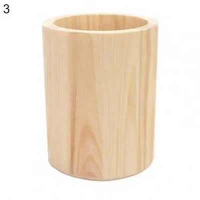 Multifunktsionaalne Houten Kantoor Organisator Mode Mooie Eenvoud Ontwerp Potlood Houders Bureau Kantoor Pen Houder