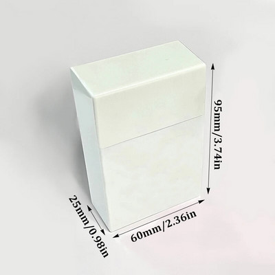 INS White 3 collu Kpop fotokartes glabāšanas kaste fotoattēlu maza karšu organizētāja uzglabāšanas futrālis Galda organizatora kastīte Skolas kancelejas preces