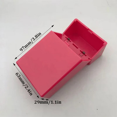 INS White 3 collu Kpop fotokartes glabāšanas kaste fotoattēlu maza karšu organizētāja uzglabāšanas futrālis Galda organizatora kastīte Skolas kancelejas preces