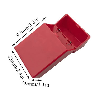 INS White 3 collu Kpop fotokartes glabāšanas kaste fotoattēlu maza karšu organizētāja uzglabāšanas futrālis Galda organizatora kastīte Skolas kancelejas preces