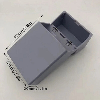 INS White 3 collu Kpop fotokartes glabāšanas kaste fotoattēlu maza karšu organizētāja uzglabāšanas futrālis Galda organizatora kastīte Skolas kancelejas preces