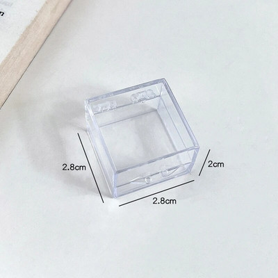 INS White 3 collu Kpop fotokartes glabāšanas kaste fotoattēlu maza karšu organizētāja uzglabāšanas futrālis Galda organizatora kastīte Skolas kancelejas preces