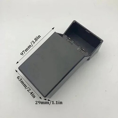 INS White 3 collu Kpop fotokartes glabāšanas kaste fotoattēlu maza karšu organizētāja uzglabāšanas futrālis Galda organizatora kastīte Skolas kancelejas preces